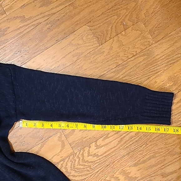 MARLED NAVY BLUE HOODED SWEATER WOMENS SIZE MEDIUM - Picture 7 of 7